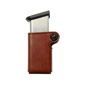 Galco Double Stack Magazine Pouch 45 ACP, 10mm for Glock Leather Tan - Galco