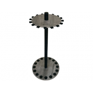 Rush Creek Creations Driftwood 16 Round Rod Rack with Extension Post