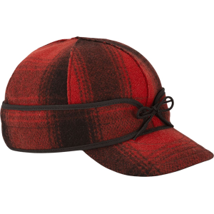STORMY KROMER Mens Original Cap 7 Red/Black Plaid