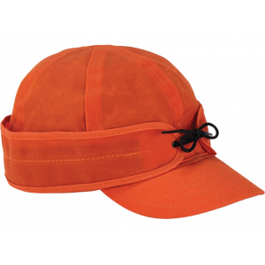 Stormy Kromer Mens Waxed Cotton Cap 7.125 Blaze Orange