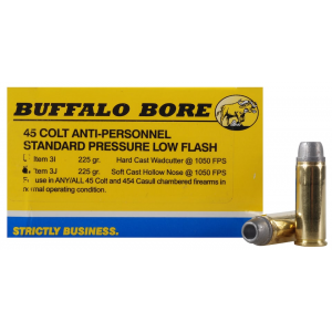 falo Bore Anti Personnel 45 Colt (Long Colt) 225 Grain Lead Hollow Point Box Of 20 Ammo