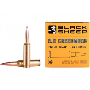 ck Sheep 6.5 Creedmoor 143 Grain Hornady ELD Polymer Tip Box Of 25 Ammo