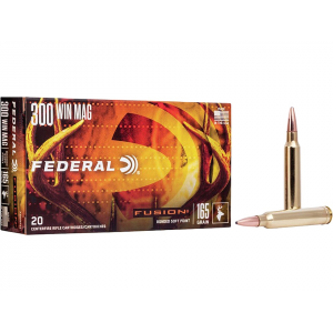 eral Fusion 300 Winchester Magnum 165 Grain Bonded Round Nose Box Of 20 Ammo