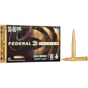 eral Premium Gold Medal 30-06 Springfield 168 Grain Sierra MatchKing Jacketed Hollow Point Box Of 20 Ammo