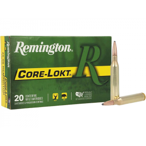 ington Core-Lokt 25-06 Remington 120 Grain Jacketed Soft Point Box Of 20 Ammo