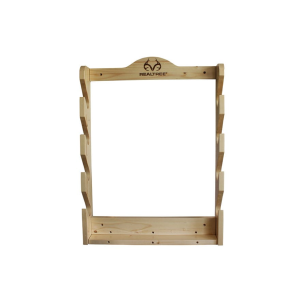 Rush Creek Creations Realtree 4 Gun Wall Wooden Gun Rack Solid Pine - Rush Creek Creations