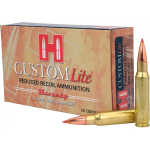 nady Custom Lite 308 Winchester 125 Grain Hornady SST (Super Shock Tip) Polymer Tip Box Of 20 Ammo