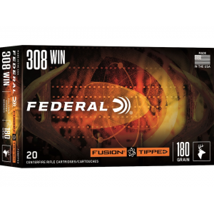 eral Fusion Tipped 308 Winchester 180 Grain Bonded Polymer Tip Box Of 20 Ammo