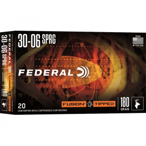 eral Fusion Tipped 30-06 Springfield 180 Grain Bonded Polymer Tip Box Of 20 Ammo