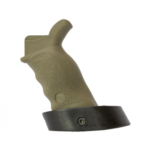 ERGO Tactical Deluxe Sure Grip Pistol Grip with Palm Shelf AR-15, LR-308 Ambidextrous Overmolded Rubber Flat Dark Earth - Ergo