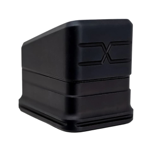 Faxon Modular Extended Magazine Base Pad for Glock 19 Magazines 9mm +5 Aluminum Black - Faxon