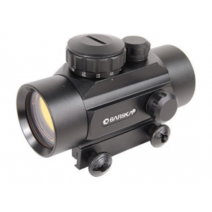 Barska Red Dot Sight 1x 3-Dot Crossbow Reticle with Integral Weaver-Style Mount Matte