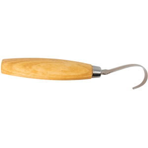 Morakniv Wood Carving Hook Knife Right Hand Fixed Blade Knife 2.16" Hook Stainless Blade Birch Handle Wood - Morakniv