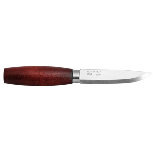 Morakniv Classic No. 2 Fixed Blade Knife 4.13" Drop Point Carbon Satin Blade Birch Handle Red - Morakniv