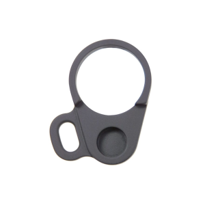 GG&G Fixed Stock AR-15, LR-308 End Plate with RH Sling Loop Aluminum Matte - Gg&G