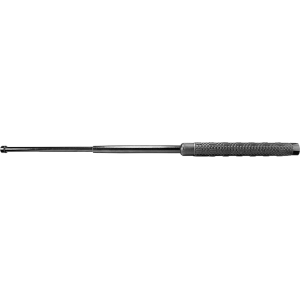 Smith & Wesson 24" Heat Treated Collapsible Baton 4130 Steel Shaft Black Finish Textured Rubber Grip - Smith & Wesson