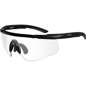 Wiley X Saber Advanced Changeable Series Shooting Glasses Matte Black Frame Clear Lens - Wiley X