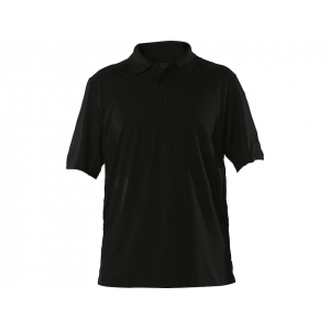 5.11 Men's Helios Short Sleeve Polo Shirt Black Large
