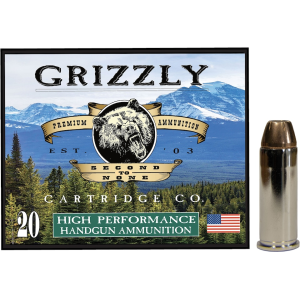 Grizzly Cartridge High Performance Handgun 44 Special Ammo 240 Grain Jacketed Hollow Point Box of 20 - Grizzly Cartridge