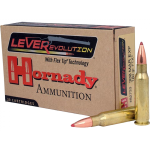 nady LEVERevolution 308 Marlin Express 160 Grain Hornady FTX Polymer Tip Box Of 20 Ammo