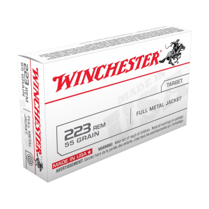 50020892213116 WINCHESTER White Box Usa 223 Remington Ammo 55 Grain Full Metal Jacket Case Of 1000 (50 Boxes Of 20) 50020892213116 374615