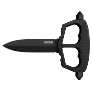 Cold Steel Chaos Push Fixed Blade Knife 5" Dagger SK-5 Polished Blade Griv-Ex Handle Black
