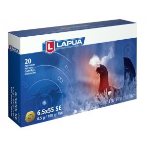 ua 6.5x55mm Swedish Mauser 100 Grain Full Metal Jacket Box Of 20 Ammo
