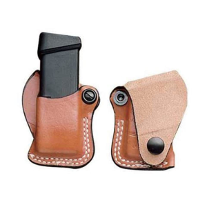 DeSantis Gunhide S.S. Single Magazine Pouch Right for Glock 43 Leather Tan - Desantis Gunhide