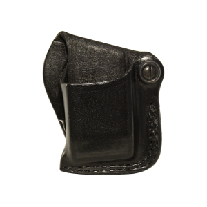 DeSantis Gunhide S.S. Single Magazine Pouch Right for Glock 43 Leather Black - Desantis Gunhide