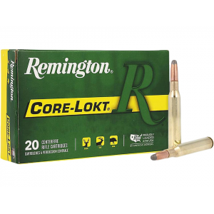 ington Core-Lokt 280 Remington 165 Grain Jacketed Soft Point Box Of 20 Ammo