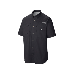 Columbia Men's PFG Bonehead Short Sleeve Shirt Black XL - Columbia