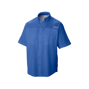 Columbia Men's PFG Tamiami II Short Sleeve Shirt Vivid Blue 2XL - Columbia