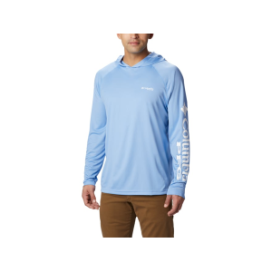 Columbia Men's PFG Terminal Tackle Hoodie White Cap/White Large - Columbia