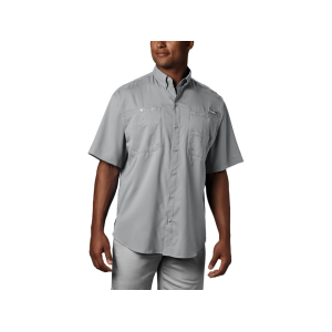Columbia Men's PFG Tamiami II Short Sleeve Shirt Cool Gray 2XL - Columbia