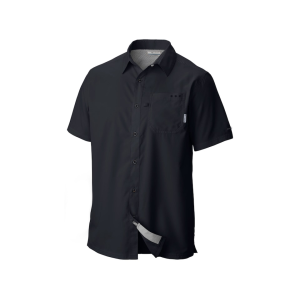 Columbia Men's PFG Slack Tide Camp Short Sleeve Shirt Black XL - Columbia