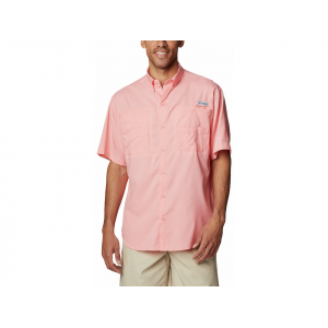 COLUMBIA Men's PFG Tamiami II Short Sleeve Shirt Sorbet Large Tall