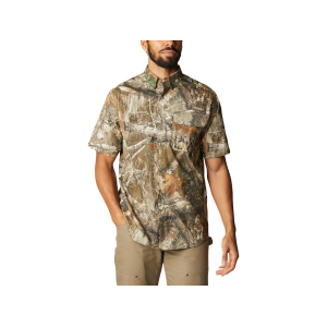 COLUMBIA Men's Super Sharptail Short Sleeve Shirt Realtree EDGE 2XL