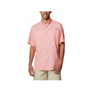 Columbia Men's PFG Tamiami II Short Sleeve Shirt Sorbet XL Tall - Columbia