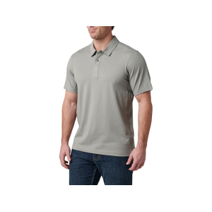 5.11 Men's Archer Crest Short Sleeve Polo Shirt Mortar Medium - 5.11