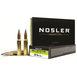 ler BT 308 Winchester 125 Grain Nosler Ballistic Tip Polymer Tip Box Of 20 Ammo