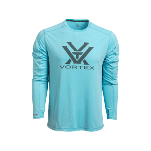 VORTEX OPTICS Men's Sun Slayer Long Sleeve Crew Neck T Shirt Flats Blue XL