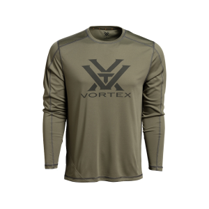 VORTEX OPTICS Men's Sun Slayer Long Sleeve Crew Neck T Shirt Lichen Large