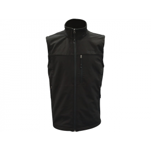 MIDWAYUSA Men's Firesteel Soft Shell Vest Black 3XL