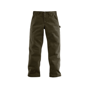 CARHARTT Men's Twill Utility Work Pants Dark Coffee 38X36