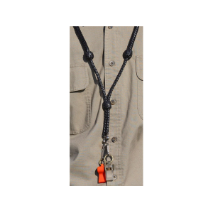 AVERY Classic Whistle Lanyard Leather Brown