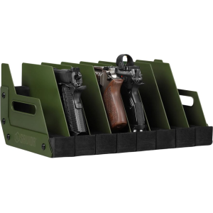 Savior Equipment 8-Slot Pistol Storage Rack Olive Drab - Savior Equipment