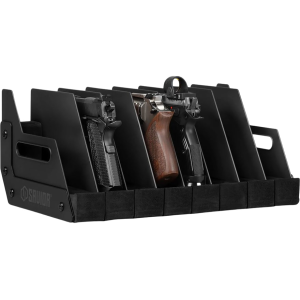 Savior Equipment 8-Slot Pistol Storage Rack Black - Savior Equipment
