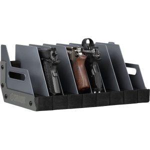 Savior Equipment 8-slot Pistol Storage Rack Gray - Savior Equipment