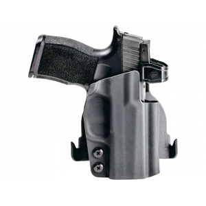 ROUNDED Paddle OWB Holster Left Hand Sig Sauer P365 Fuse Kydex Black