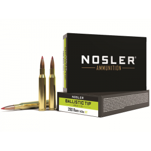 ler BT 280 Remington 140 Grain Nosler Ballistic Tip Polymer Tip Box Of 20 Ammo